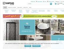 Tablet Screenshot of eshop.sapho.cz